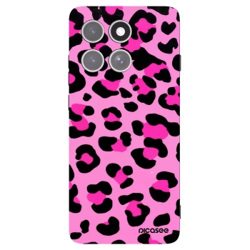 Picasee crna silikonska maskica za Motorola Edge 60 Pro - Pink Tiger