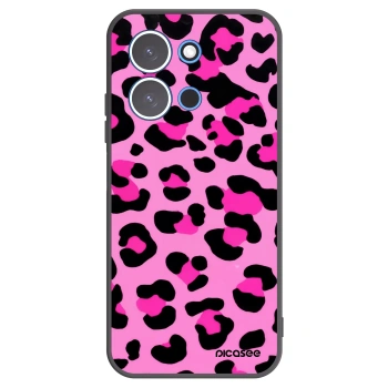 Picasee crna silikonska maskica za Xiaomi Redmi 15C 4G - Pink Tiger