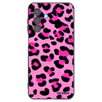 Picasee crna silikonska maskica za Samsung Galaxy A17 5G - Pink Tiger