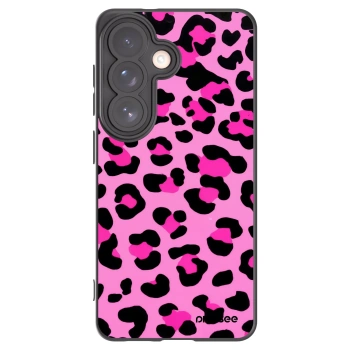 Picasee crna silikonska maskica za Samsung Galaxy S26 - Pink Tiger