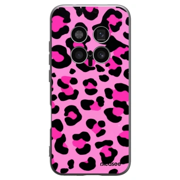 Picasee crna silikonska maskica za Honor Magic8 Pro 5G - Pink Tiger