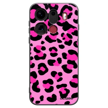 Picasee crna silikonska maskica za OPPO Find X9 Pro - Pink Tiger