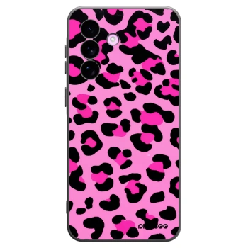 Picasee crna silikonska maskica za Samsung Galaxy A57 5G - Pink Tiger