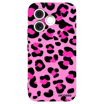 Picasee crna silikonska maskica za Honor 600 Lite - Pink Tiger