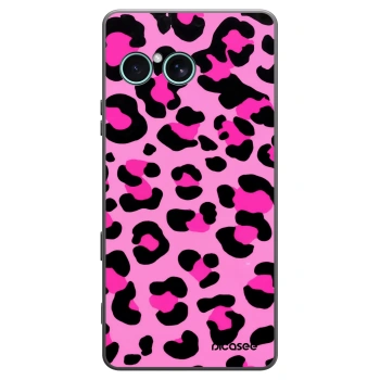 Picasee crna silikonska maskica za Sony Xperia 10 VII - Pink Tiger