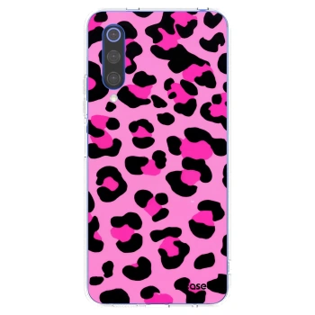 Picasee silikonska prozirna maskica za Xiaomi Mi 9 SE - Pink Tiger