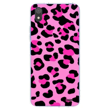 Picasee silikonska prozirna maskica za Xiaomi Redmi 7A - Pink Tiger