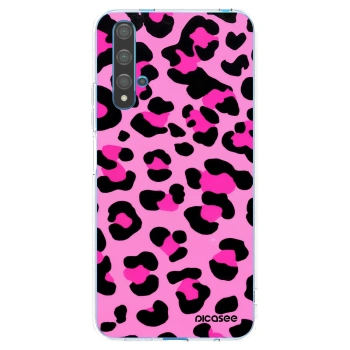 Picasee silikonska prozirna maskica za Huawei Nova 5T - Pink Tiger