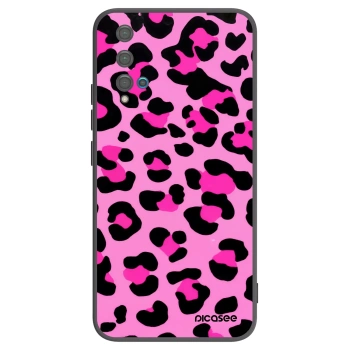 Picasee crna silikonska maskica za Huawei Nova 5T - Pink Tiger