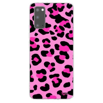 Picasee silikonska prozirna maskica za Samsung Galaxy S20 G980F - Pink Tiger