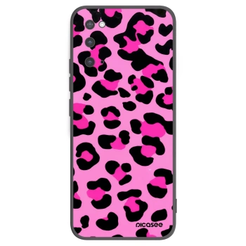 Picasee crna silikonska maskica za Samsung Galaxy S20 G980F - Pink Tiger