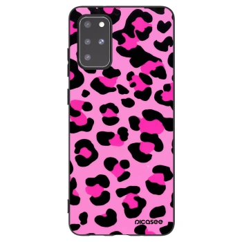 Picasee crna silikonska maskica za Samsung Galaxy S20+ G985F - Pink Tiger
