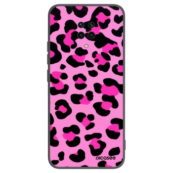 Picasee crna silikonska maskica za Xiaomi Redmi Note 9 Pro - Pink Tiger