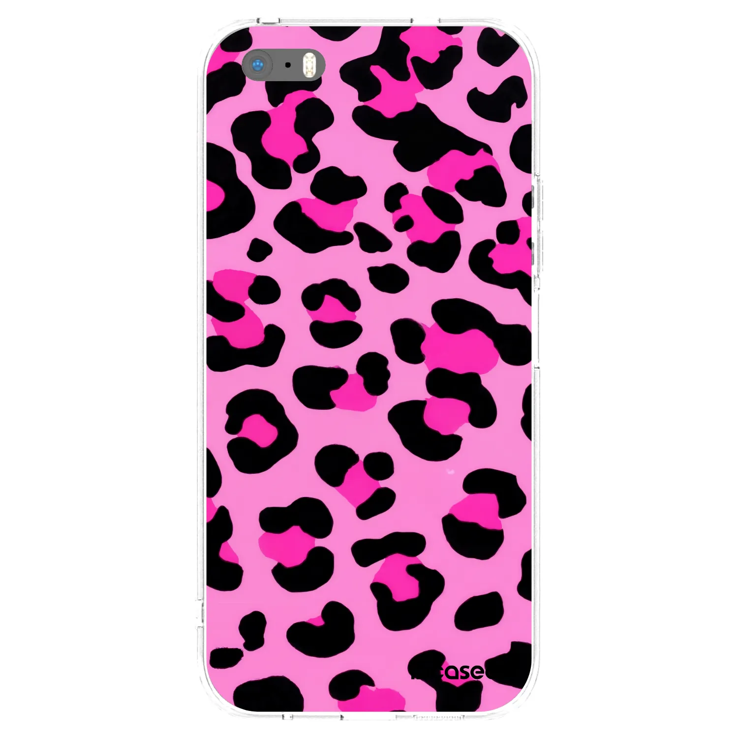 Picasee silikonska prozirna maskica za Apple iPhone 5/5S/SE - Pink Tiger