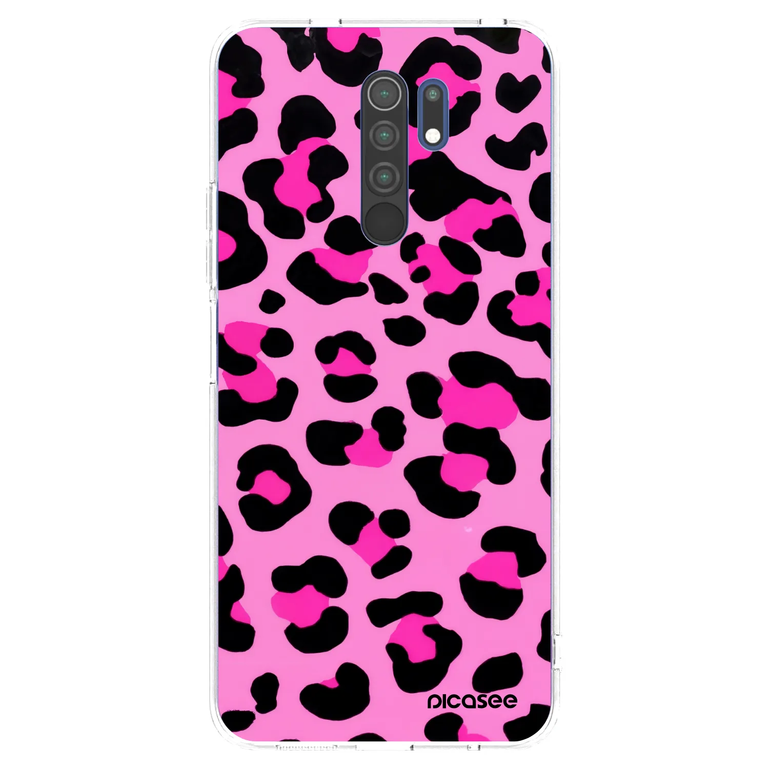 Picasee silikonska prozirna maskica za Xiaomi Redmi 9 - Pink Tiger