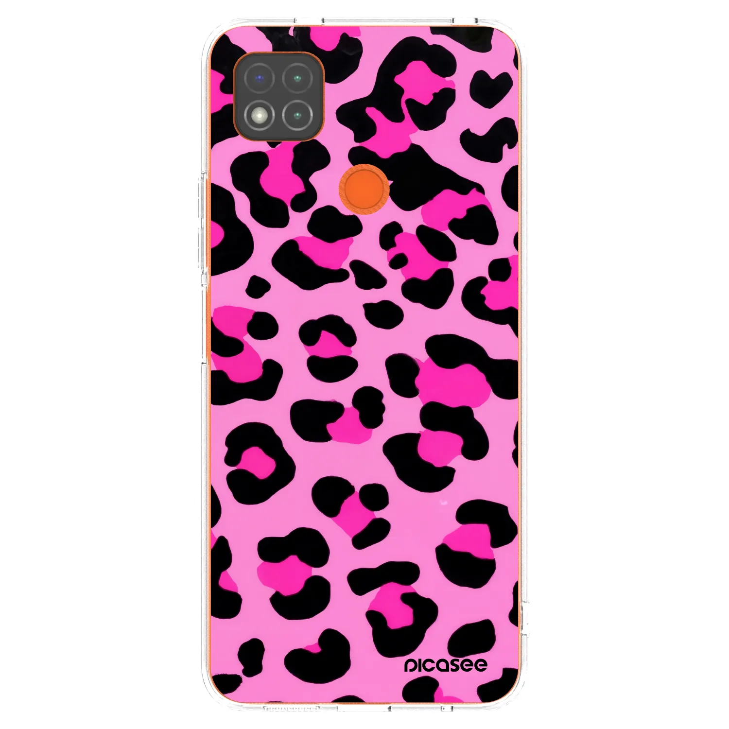 Picasee silikonska prozirna maskica za Xiaomi Redmi 9C - Pink Tiger