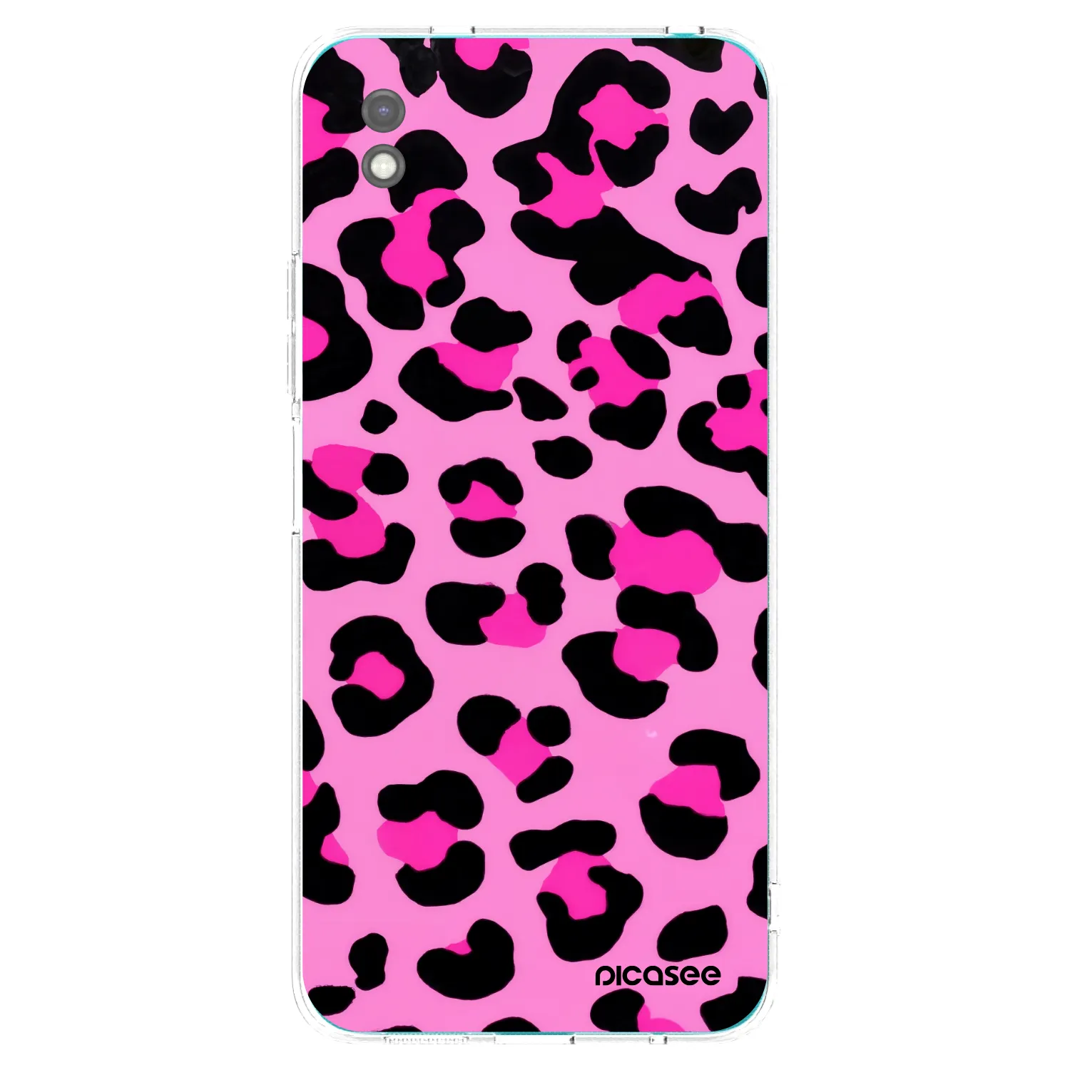 Picasee crna silikonska maskica za Xiaomi Redmi 9A - Pink Tiger