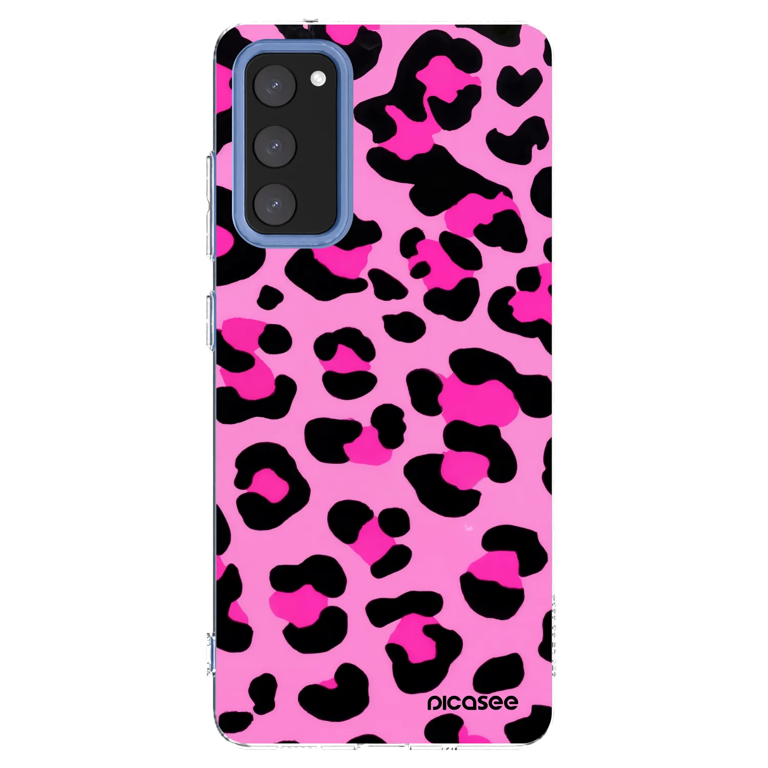Picasee silikonska prozirna maskica za Samsung Galaxy S20 FE - Pink Tiger