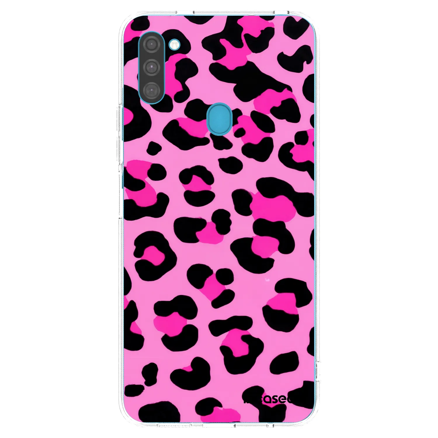 Picasee silikonska prozirna maskica za Samsung Galaxy M11 - Pink Tiger