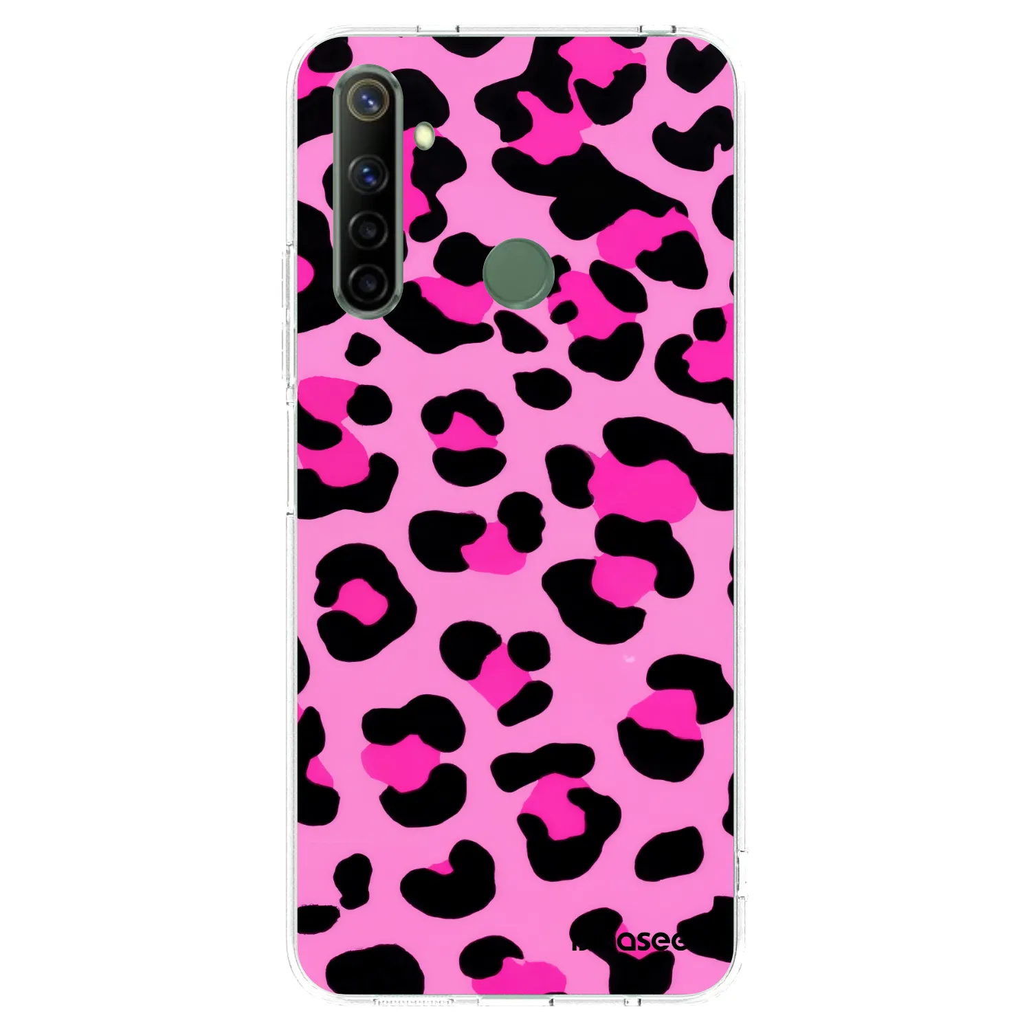 Picasee silikonska prozirna maskica za Realme 6i - Pink Tiger