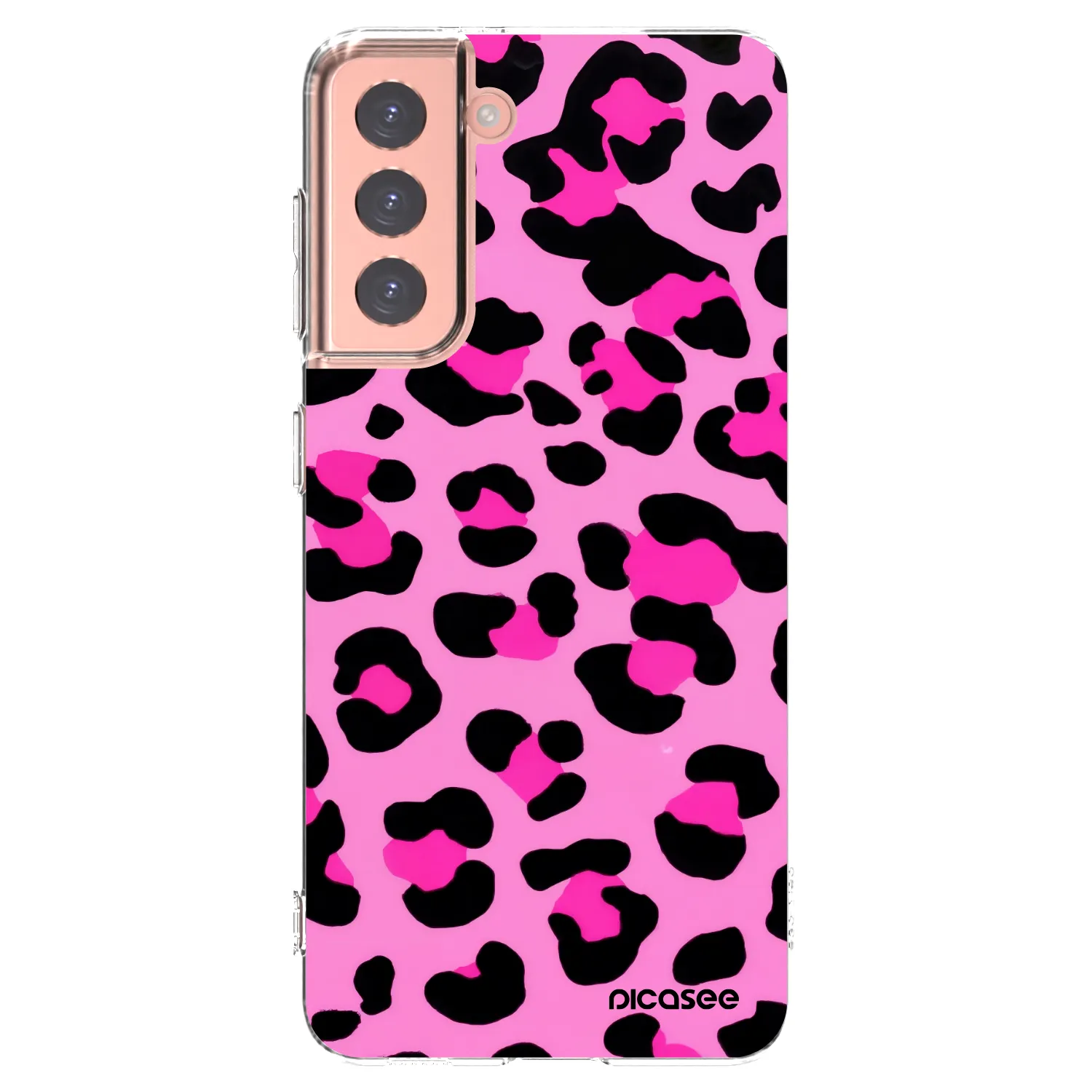Picasee silikonska prozirna maskica za Samsung Galaxy S21 5G G991B - Pink Tiger