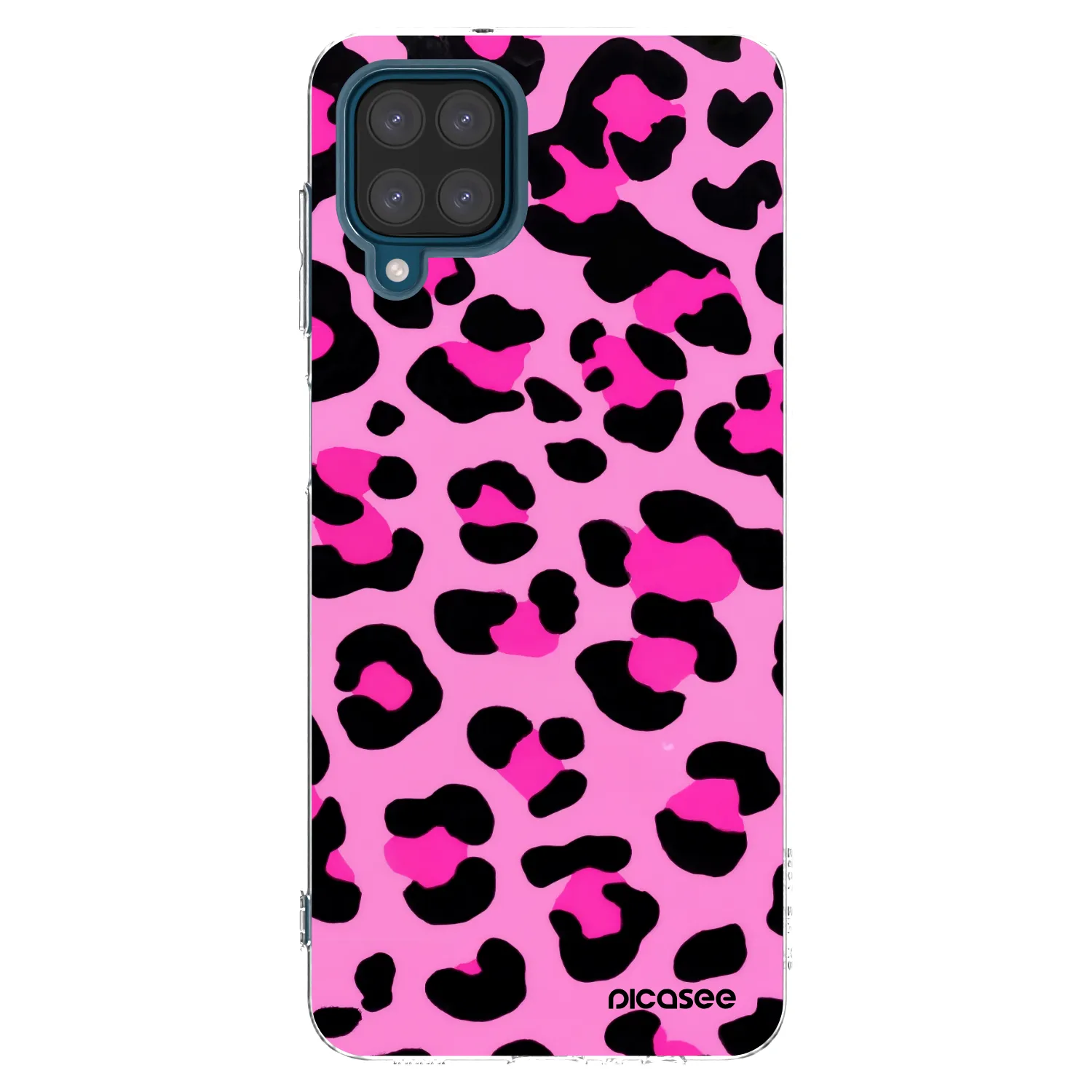 Picasee silikonska prozirna maskica za Samsung Galaxy A12 A125F - Pink Tiger