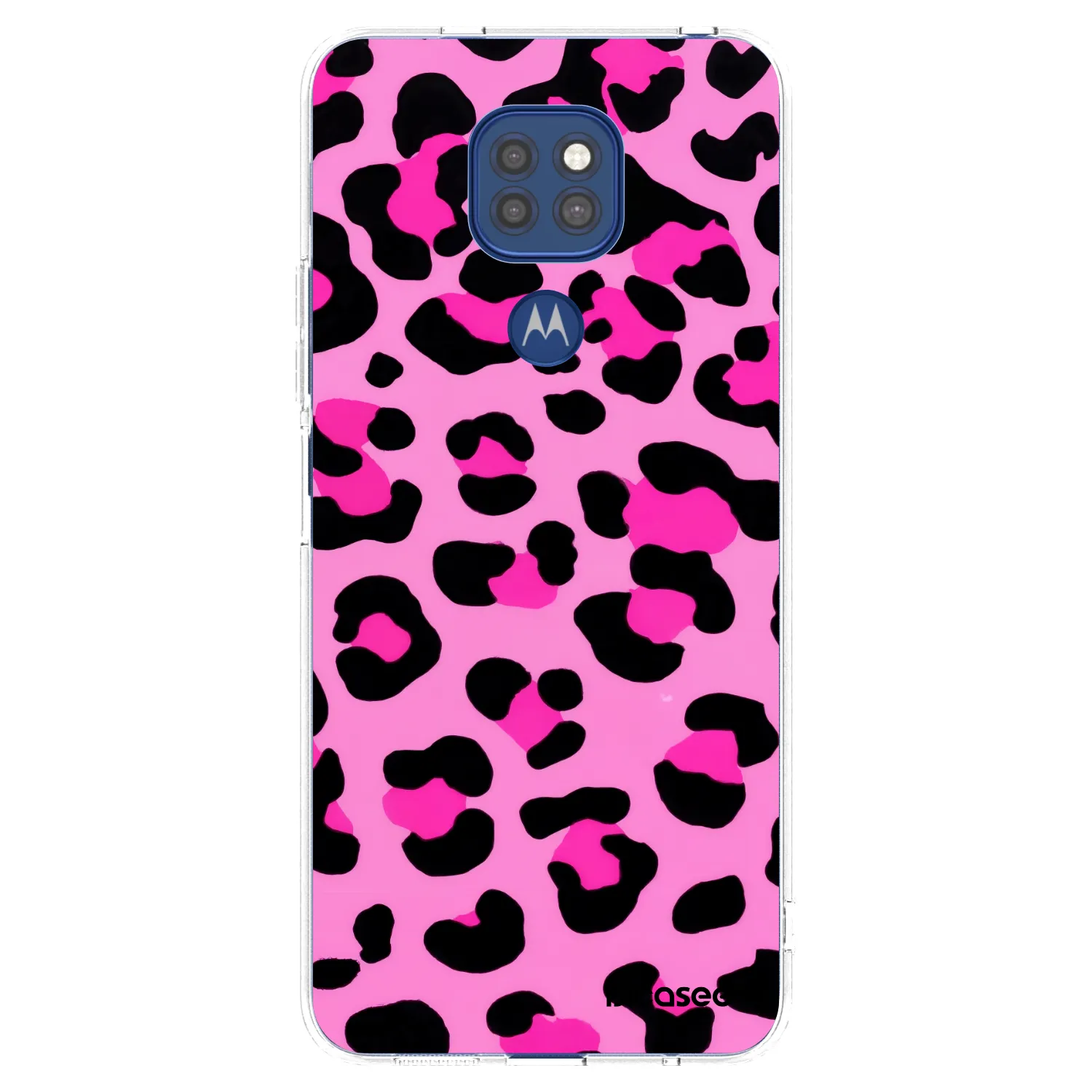 Picasee silikonska prozirna maskica za Motorola Moto G9 Play - Pink Tiger