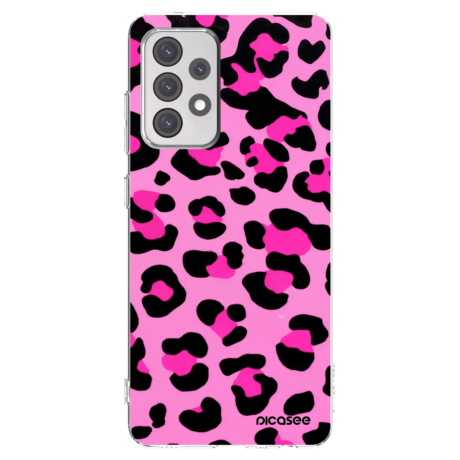 Picasee silikonska prozirna maskica za Samsung Galaxy A52 5G A525F - Pink Tiger