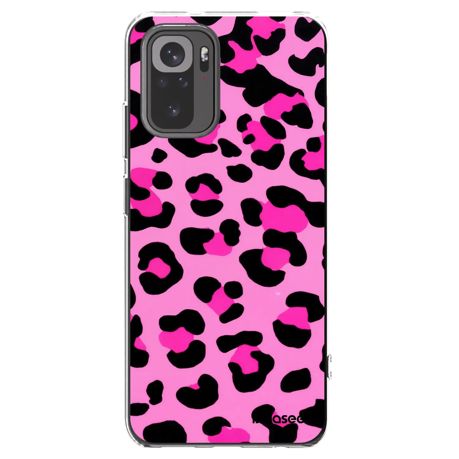 Picasee silikonska prozirna maskica za Xiaomi Redmi Note 10S - Pink Tiger