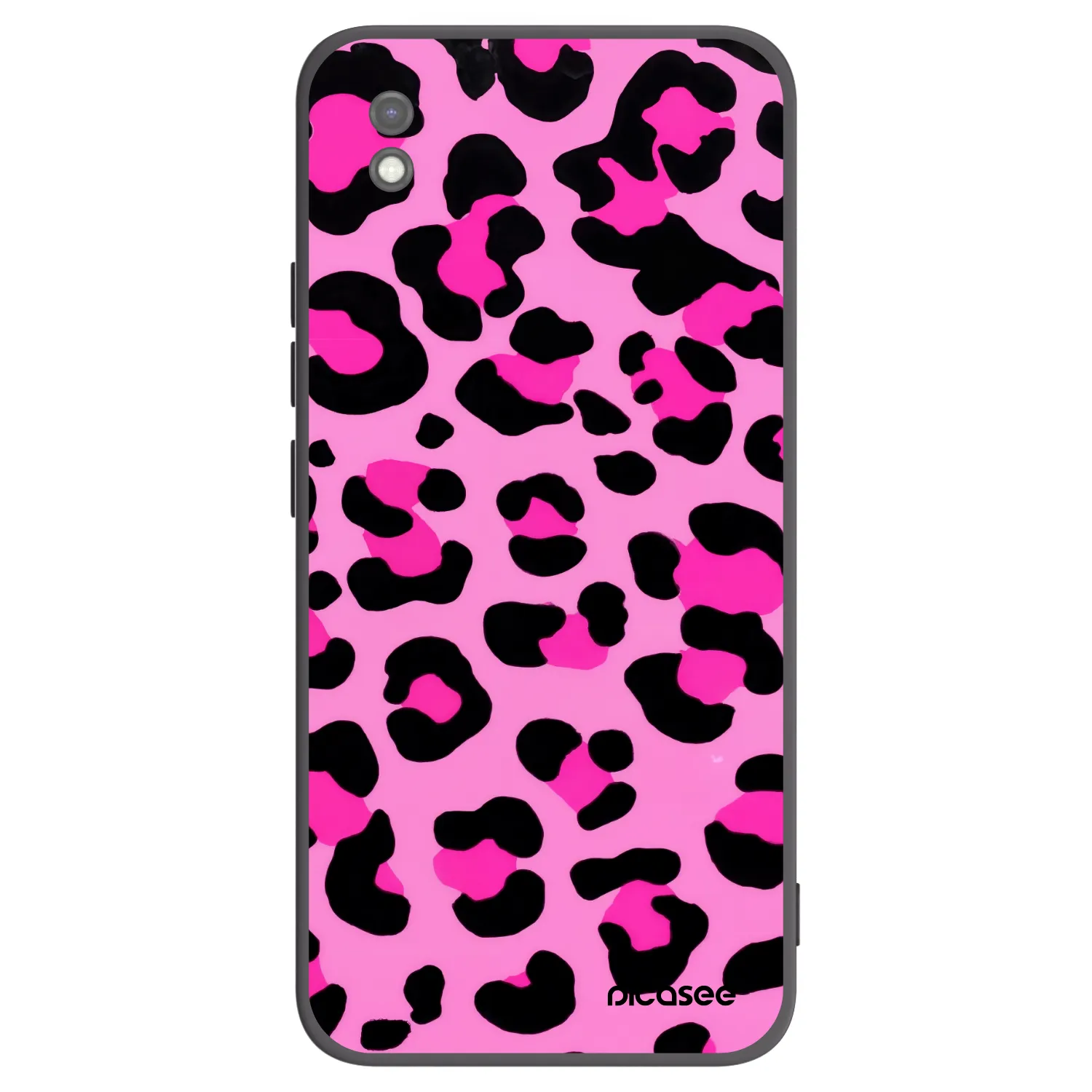 Picasee crna silikonska maskica za Xiaomi Redmi 9AT - Pink Tiger