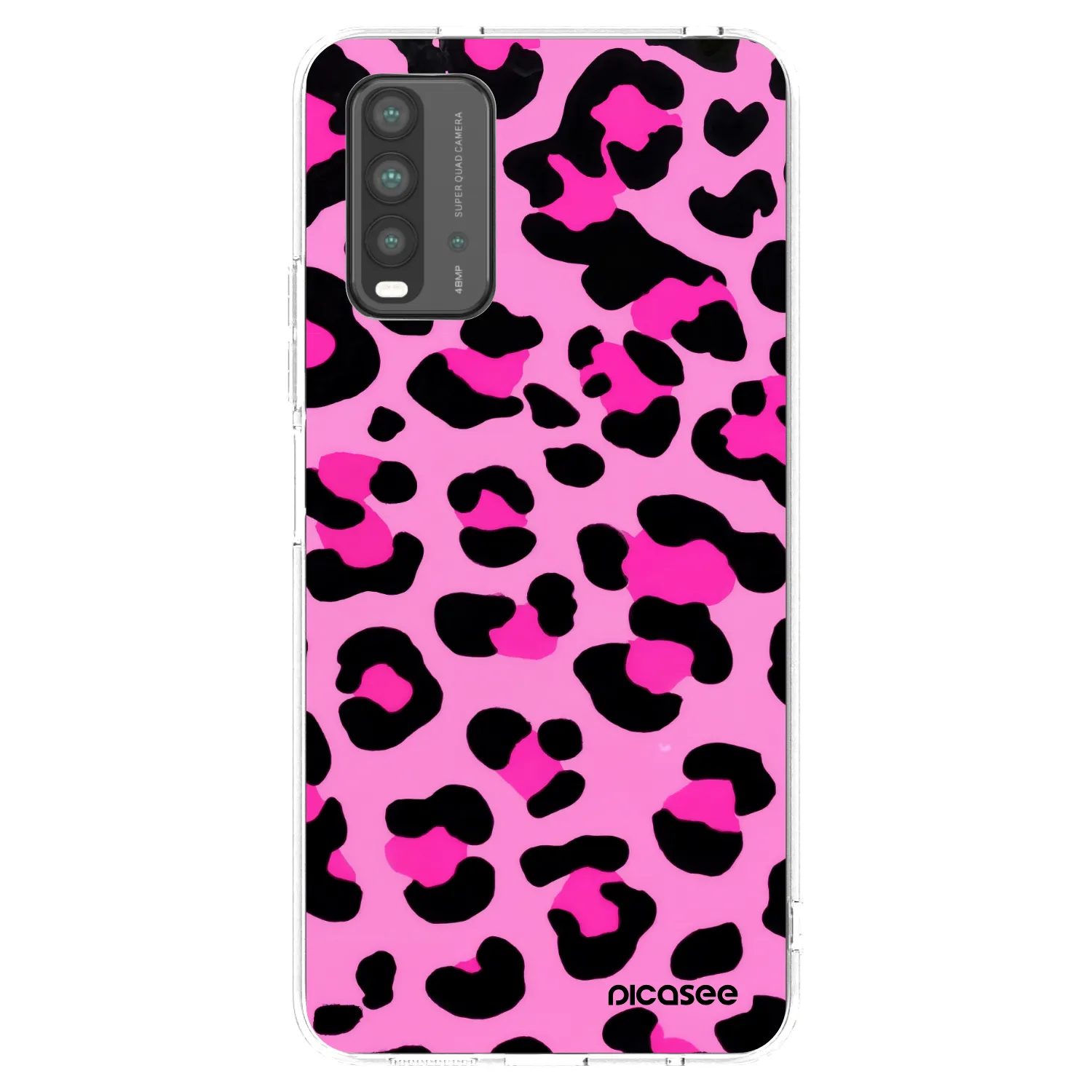 Picasee silikonska prozirna maskica za Xiaomi Redmi 9T - Pink Tiger