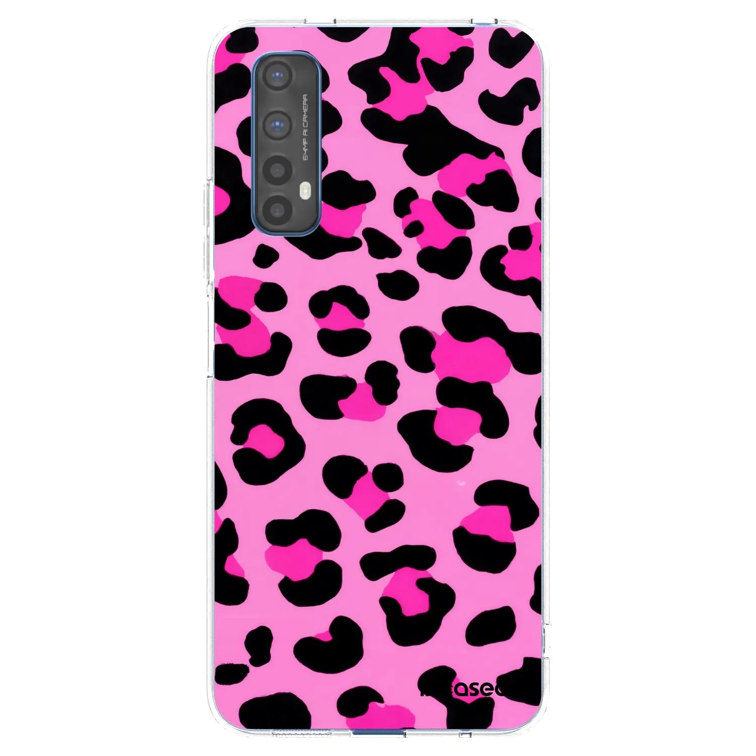 Picasee silikonska prozirna maskica za Realme 7 - Pink Tiger