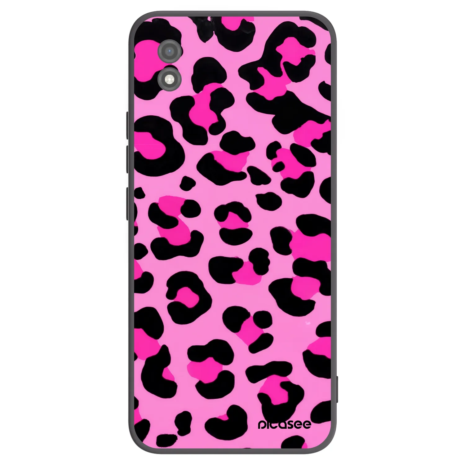 Picasee crna silikonska maskica za Realme C11 (2021) - Pink Tiger