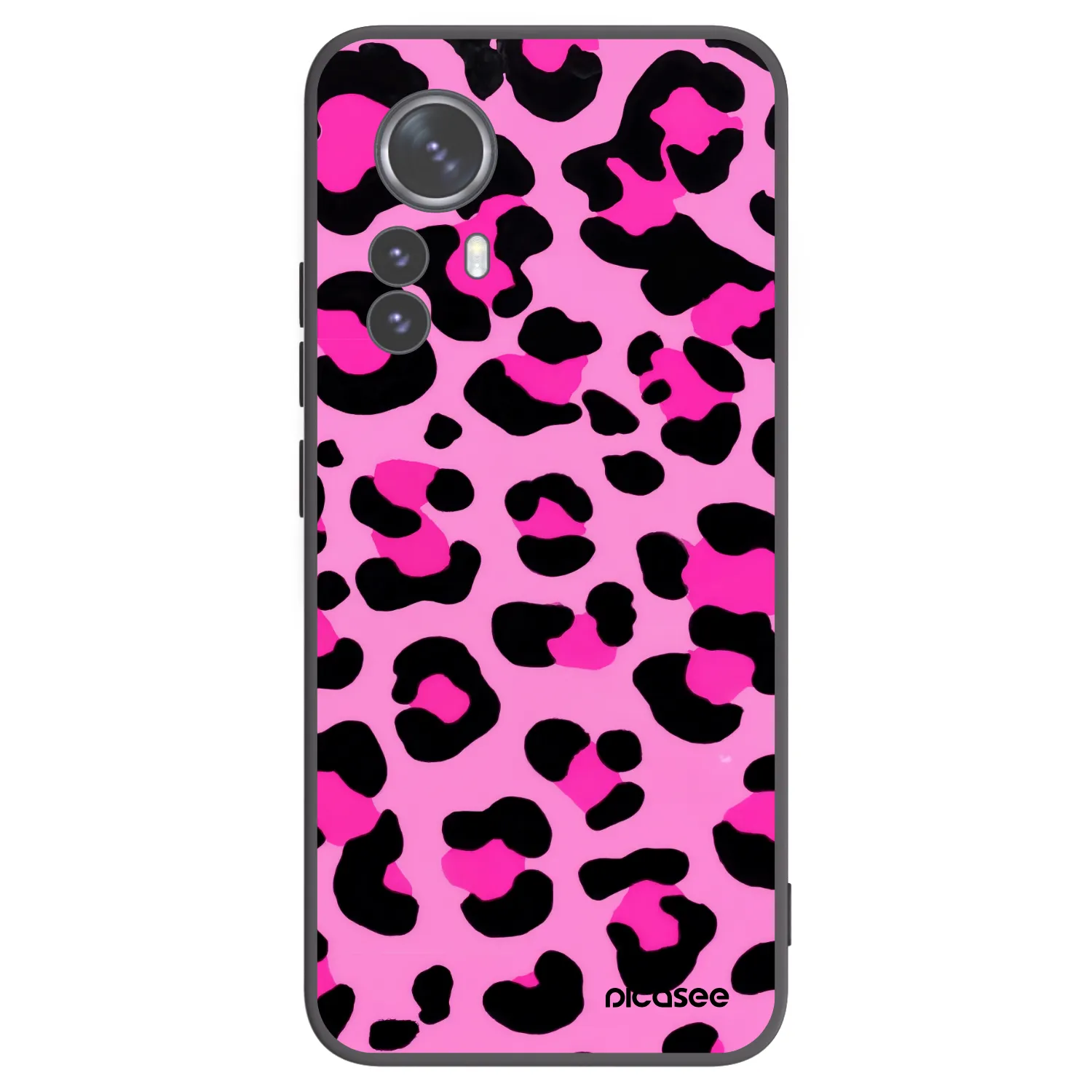 Picasee crna silikonska maskica za Xiaomi 12 Pro - Pink Tiger