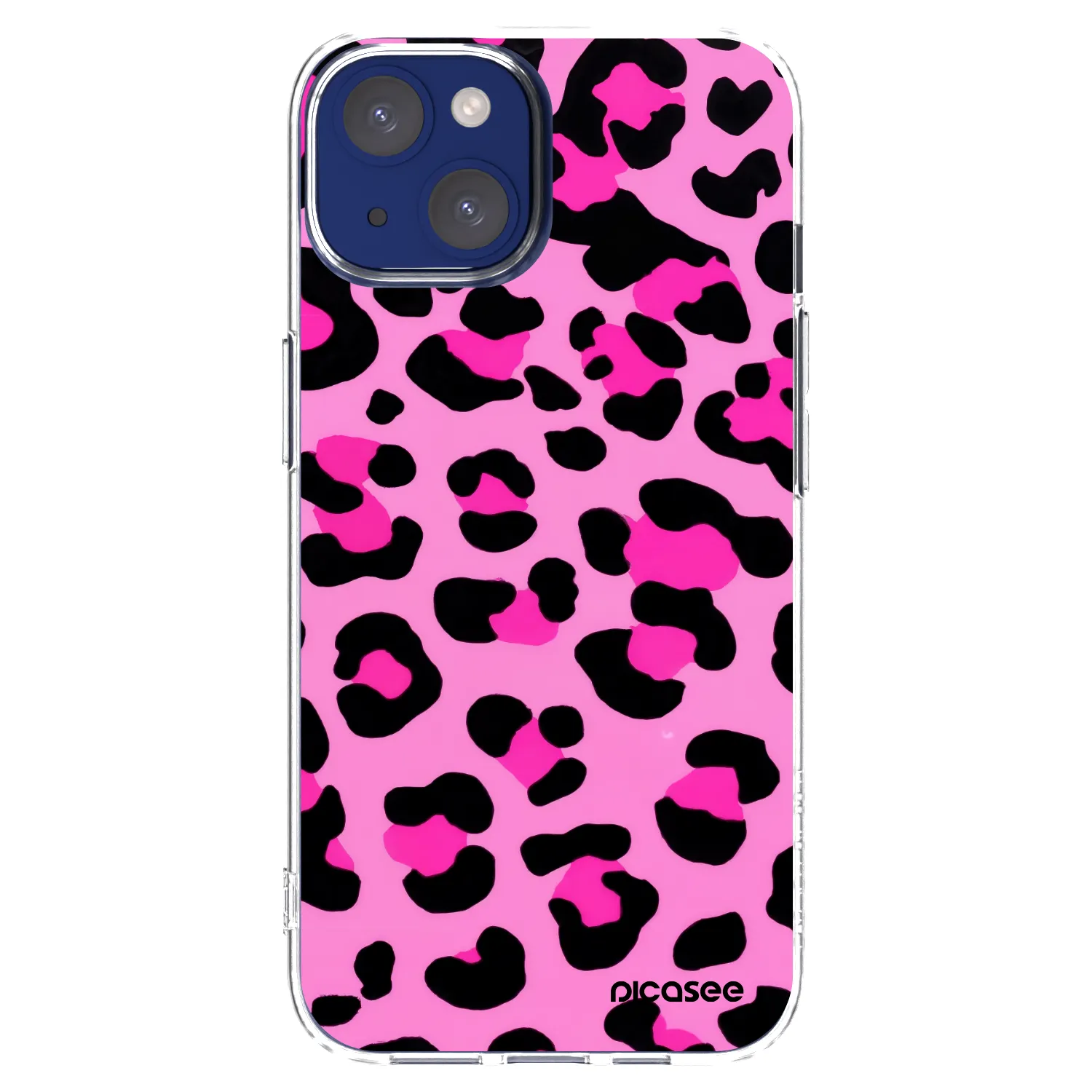 Picasee silikonska prozirna maskica za Apple iPhone 14 - Pink Tiger