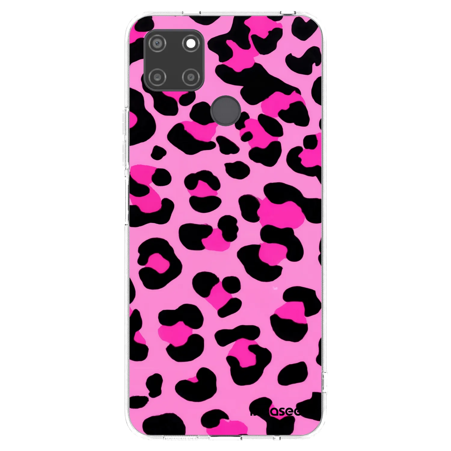 Picasee silikonska prozirna maskica za Realme C21Y - Pink Tiger