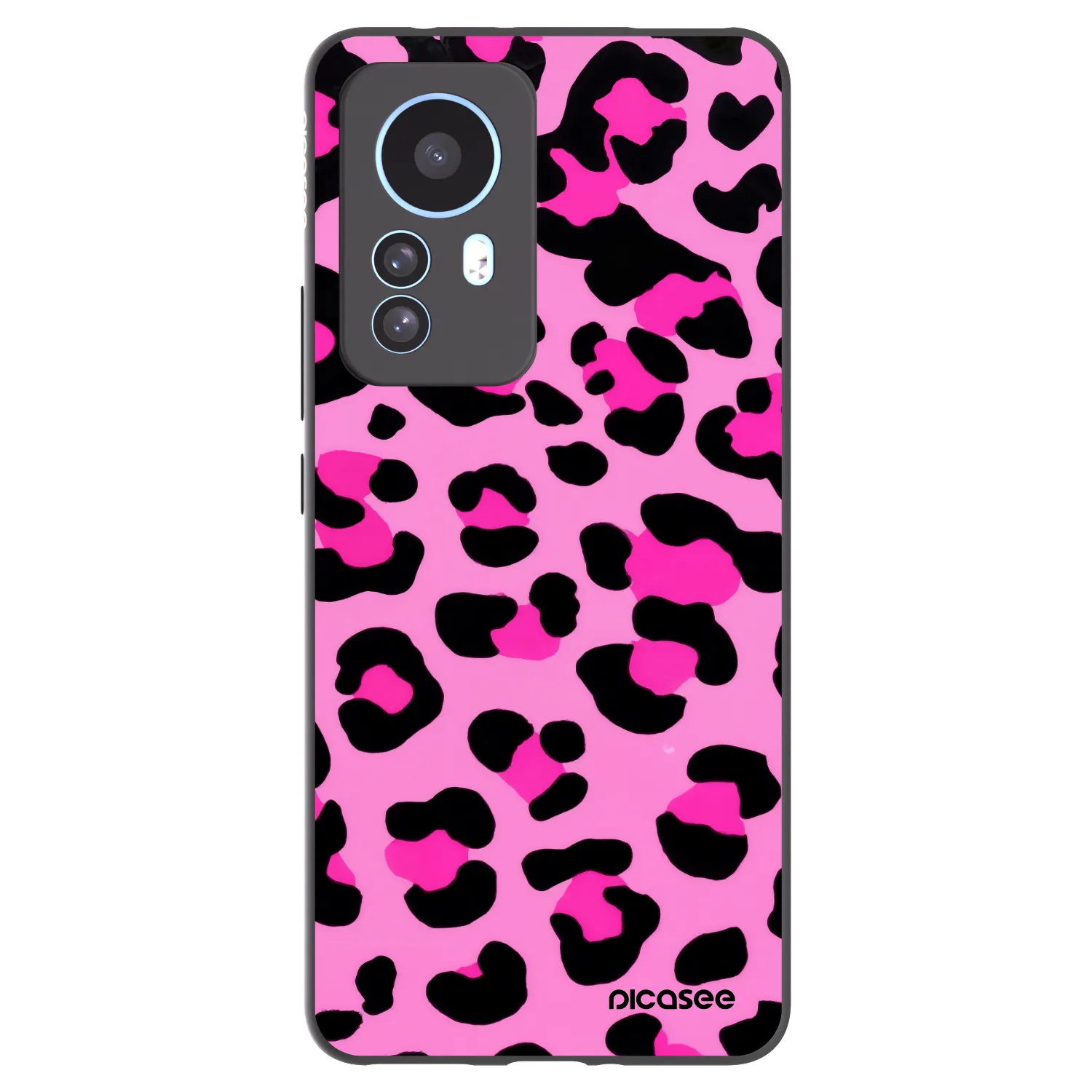 Picasee crna silikonska maskica za Xiaomi 12T - Pink Tiger