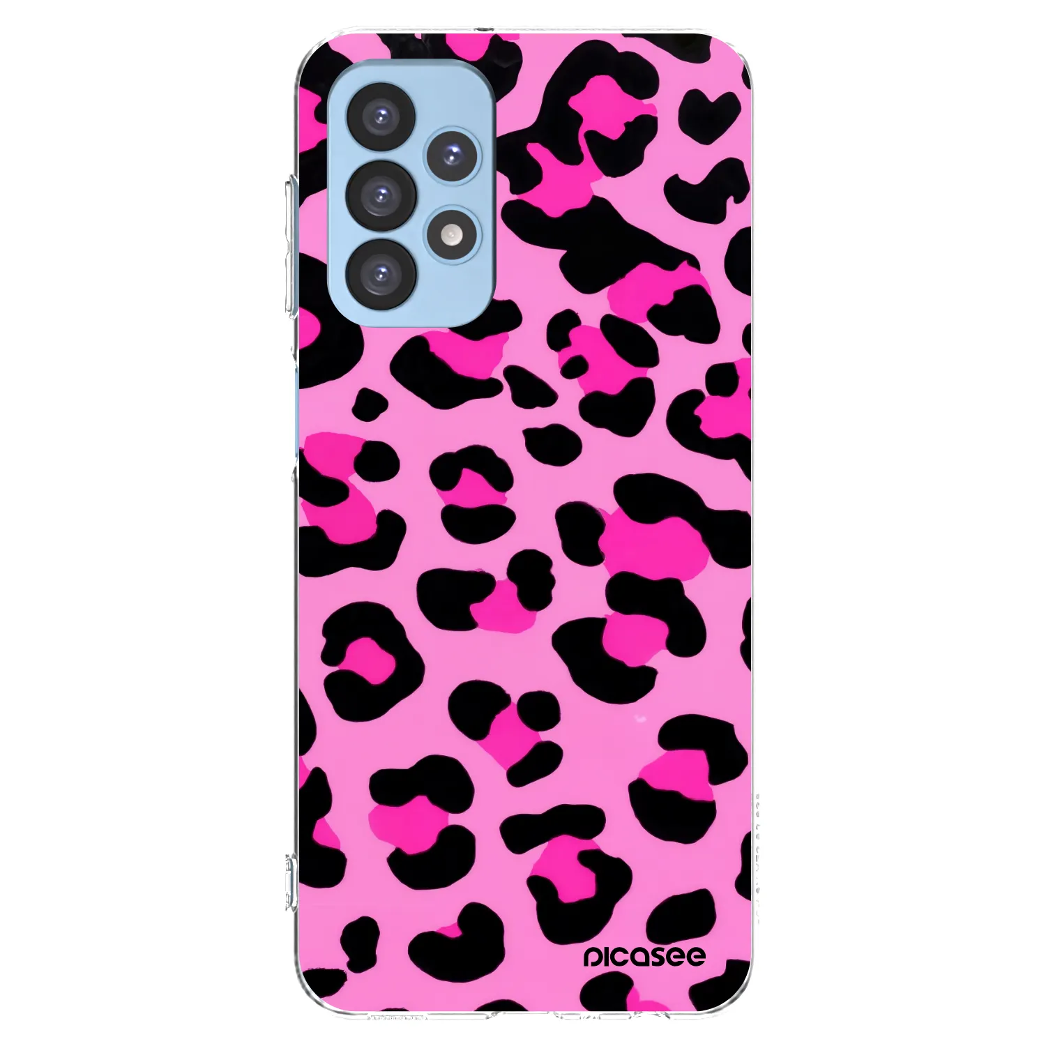 Picasee silikonska prozirna maskica za Samsung Galaxy A23 A235F 4G - Pink Tiger