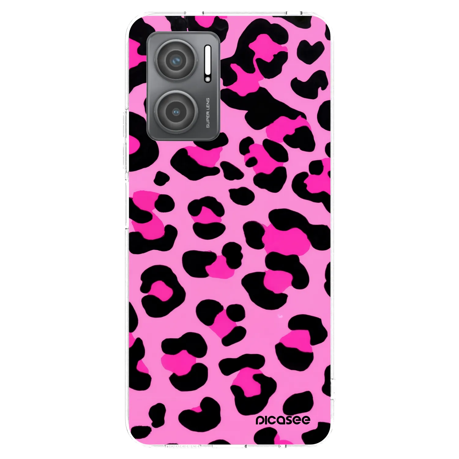 Picasee silikonska prozirna maskica za Xiaomi Redmi 10 5G - Pink Tiger
