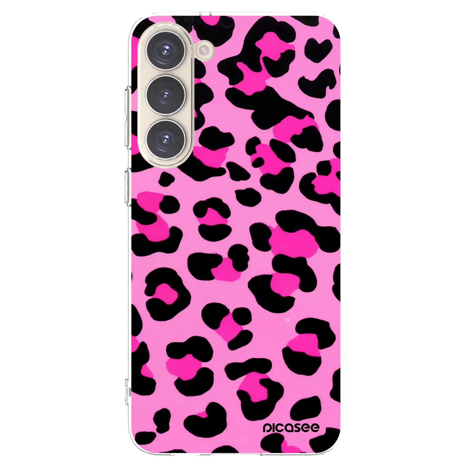 Picasee silikonska prozirna maskica za Samsung Galaxy S23+ 5G - Pink Tiger