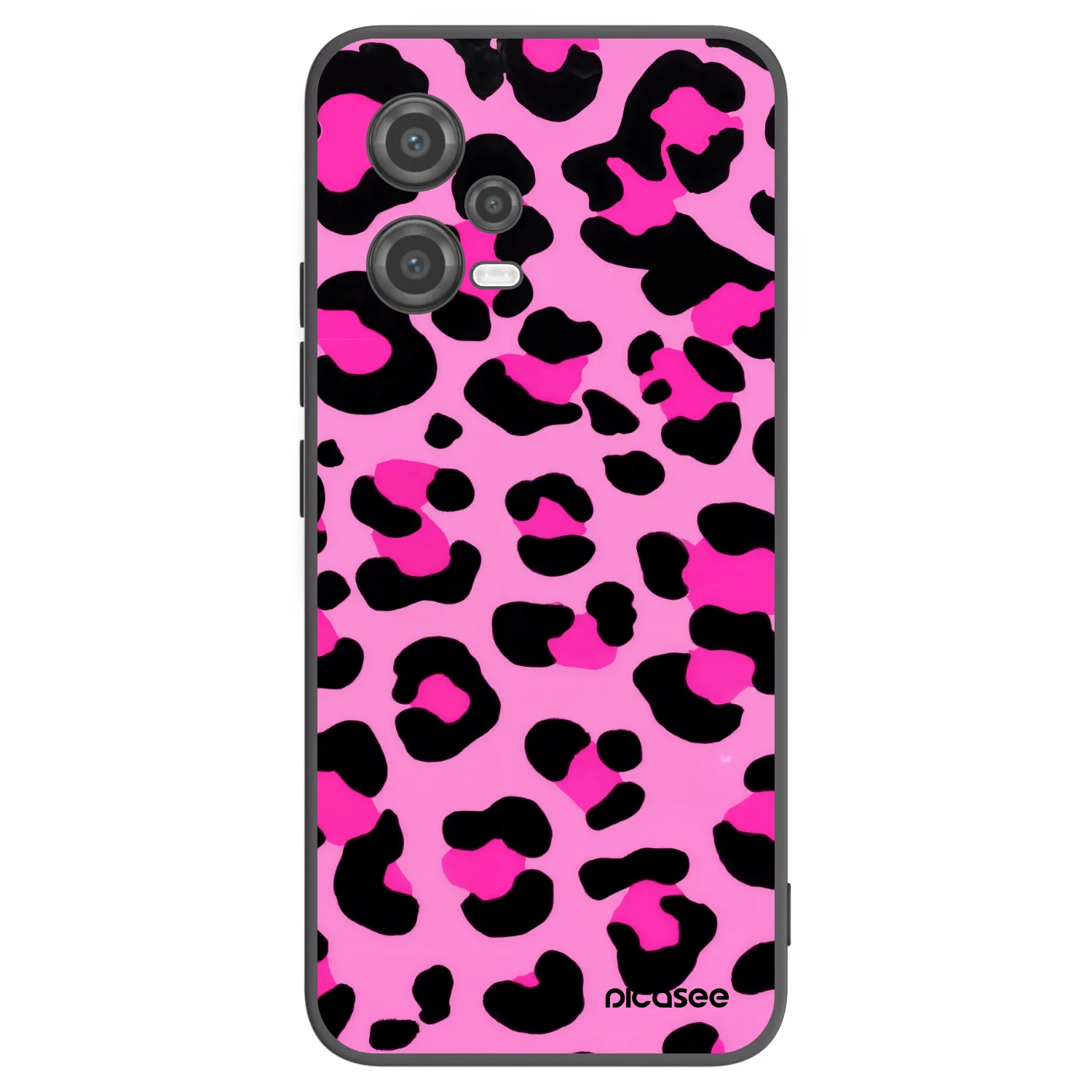 Picasee crna silikonska maskica za Xiaomi Poco X5 - Pink Tiger