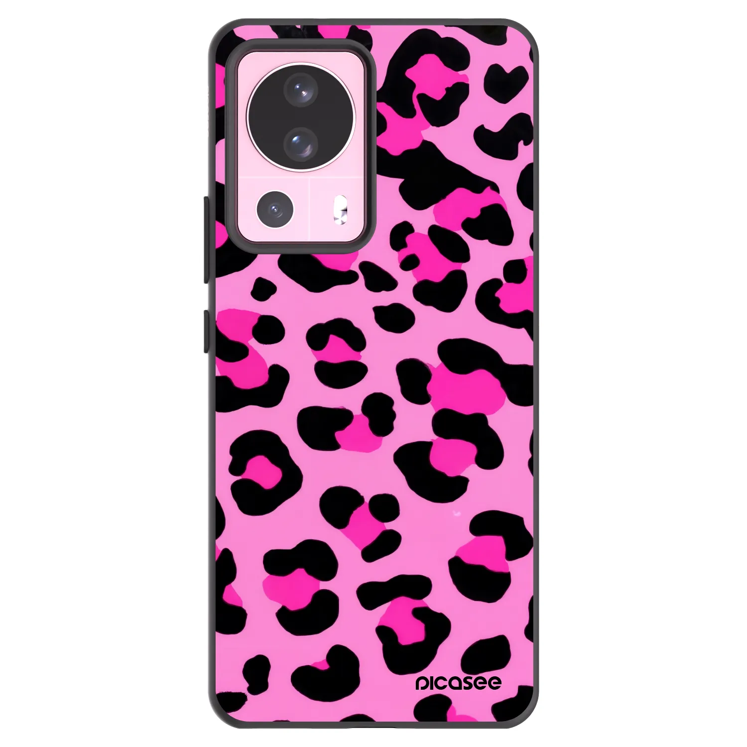 Picasee crna silikonska maskica za Xiaomi 13 Lite - Pink Tiger