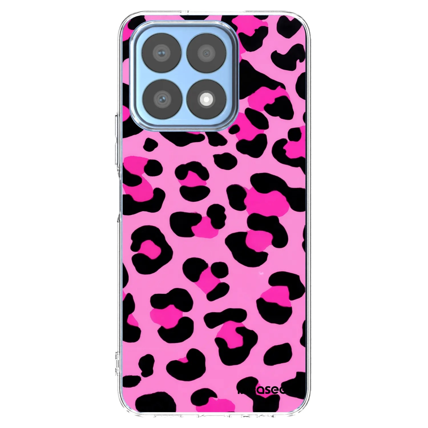 Picasee silikonska prozirna maskica za Honor X8a - Pink Tiger
