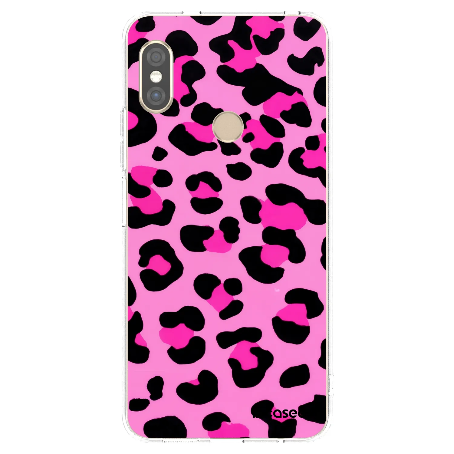 Picasee silikonska prozirna maskica za Xiaomi Redmi Note 5 Global - Pink Tiger