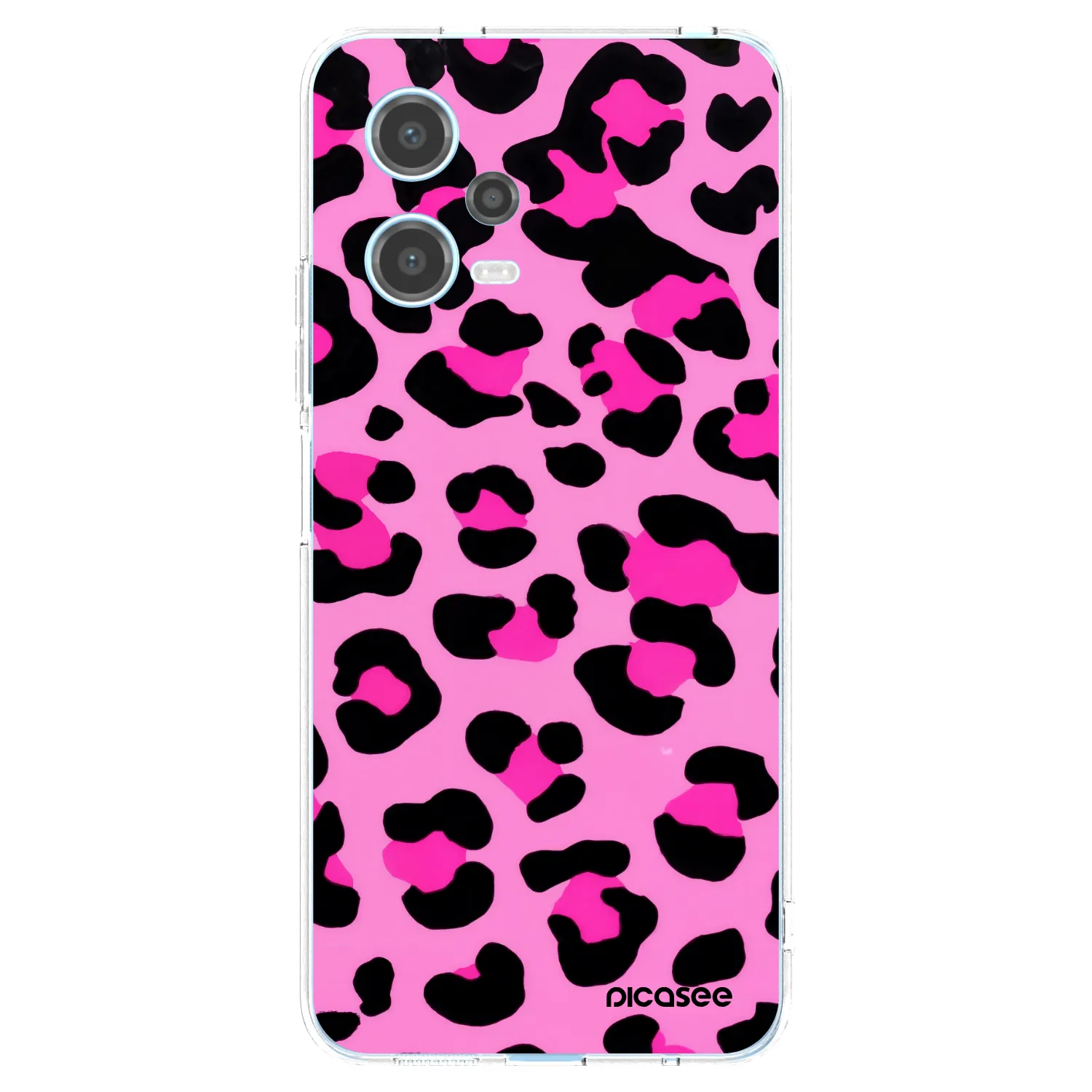 Picasee silikonska prozirna maskica za Xiaomi Redmi Note 12 5G - Pink Tiger