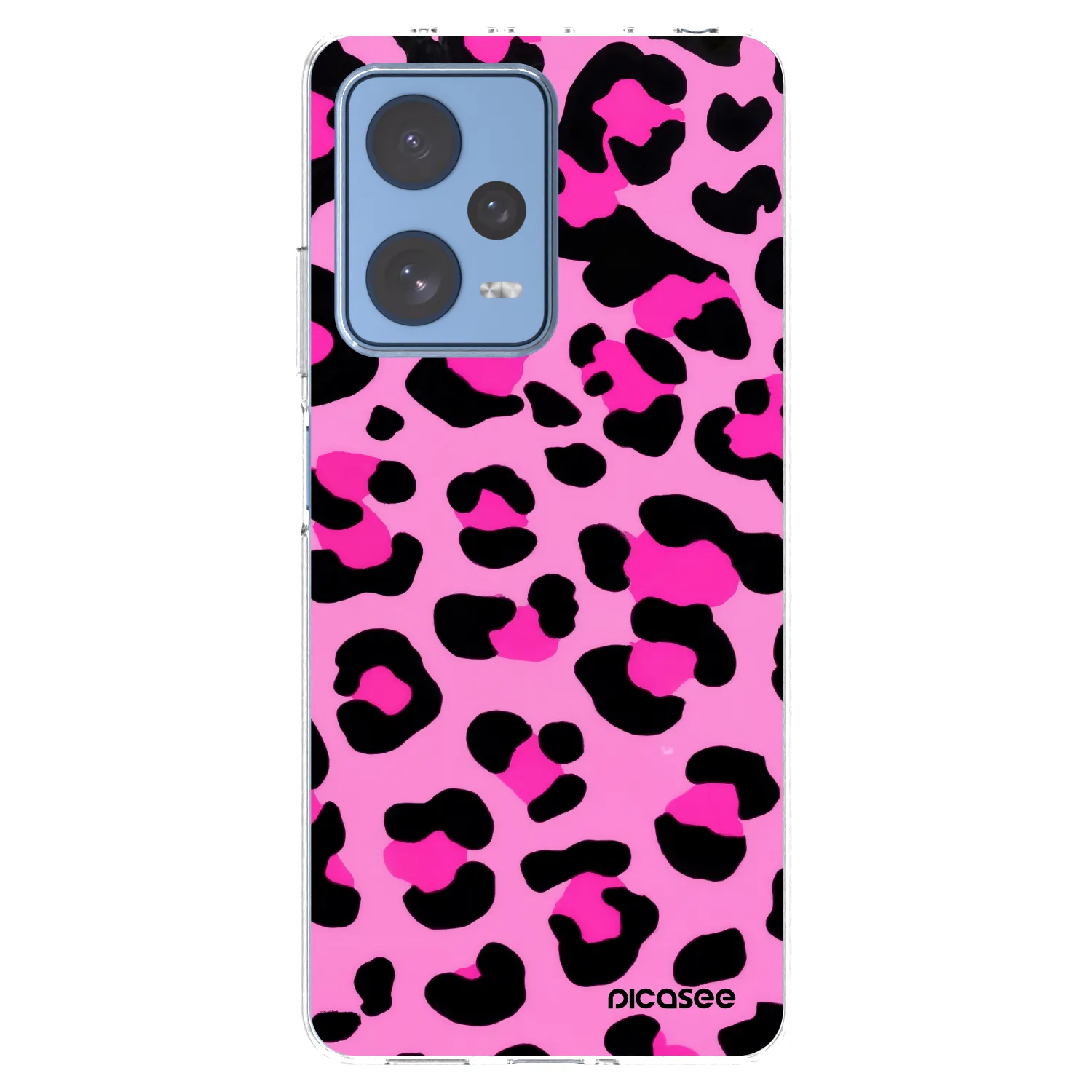 Picasee silikonska prozirna maskica za Xiaomi Redmi Note 12 Pro 5G - Pink Tiger