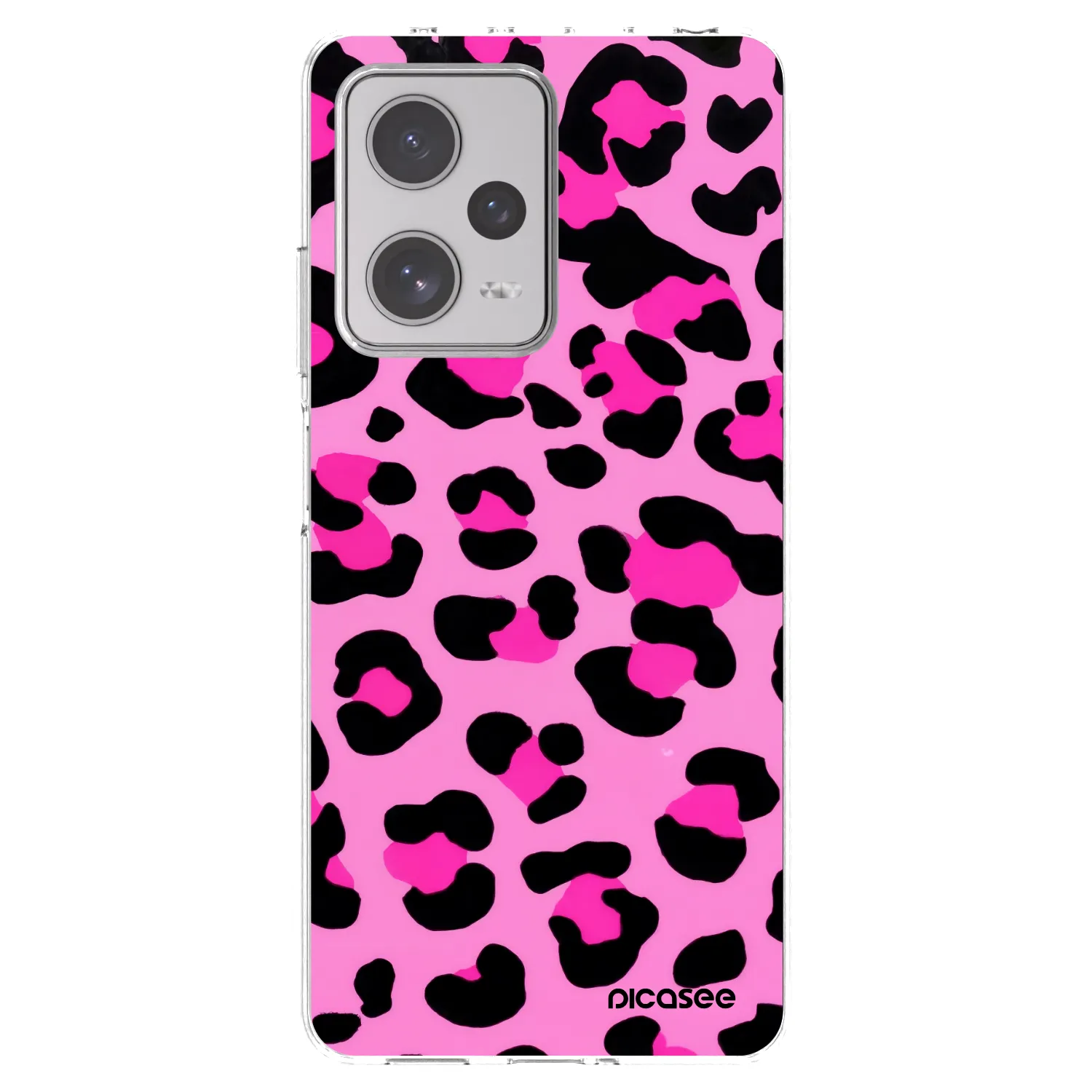 Picasee silikonska prozirna maskica za Xiaomi Redmi Note 12 Pro+ 5G - Pink Tiger