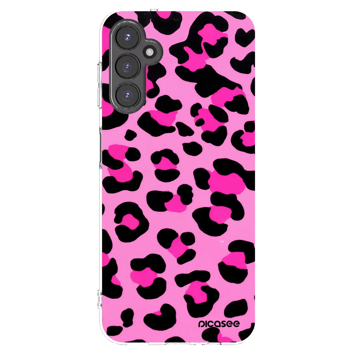 Picasee silikonska prozirna maskica za Samsung Galaxy A14 4G A145R - Pink Tiger