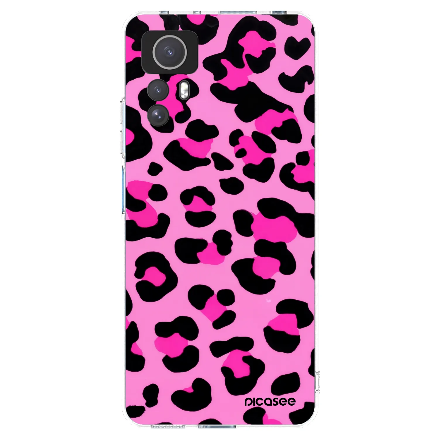 Picasee silikonska prozirna maskica za Xiaomi Redmi Note 12S - Pink Tiger