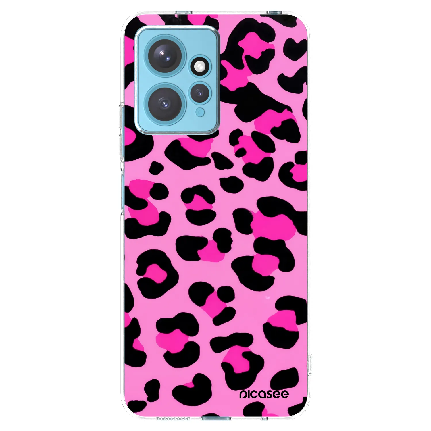 Picasee silikonska prozirna maskica za Xiaomi Redmi Note 12 4G - Pink Tiger
